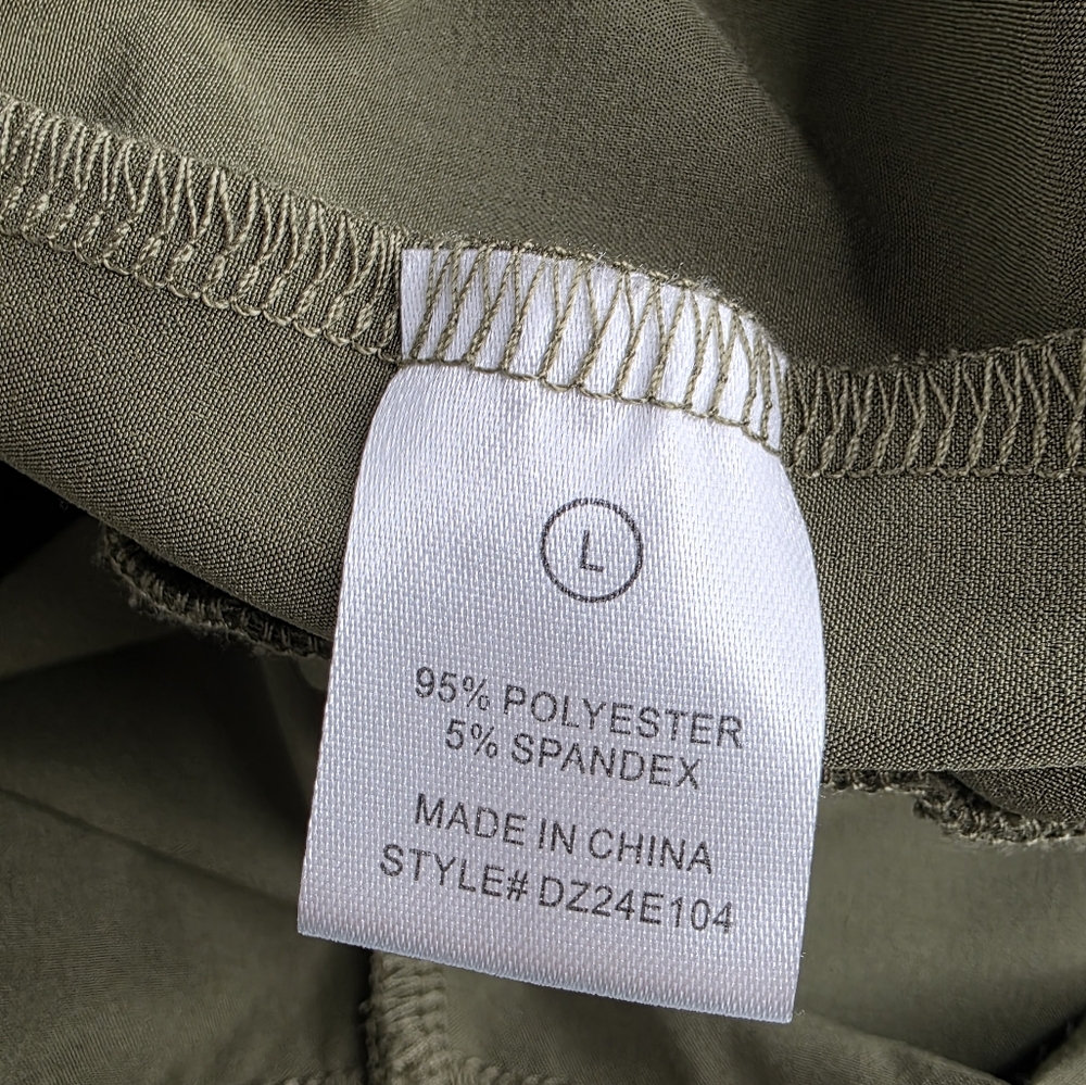 Fashion Nova L Part Of You Romper Shorts Olive Green Sexy C-2079 - Picture 7 of 7
